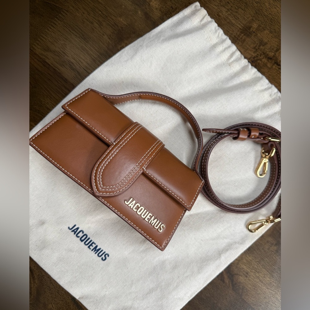 JACQUEMUS Le Bambino Leather Crossbody Bag